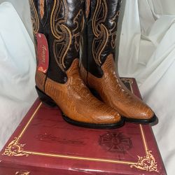 Ostrich Cowboy Boots