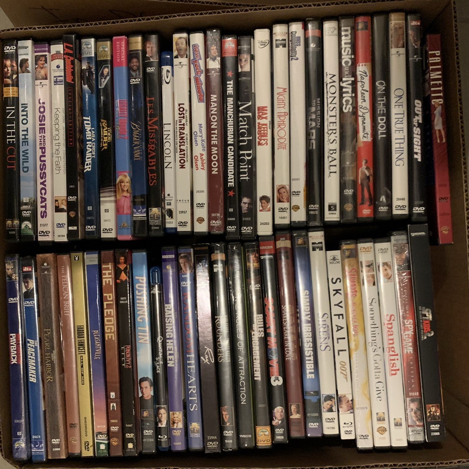 DVDs (108 Assorted)