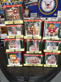Coca-Cola Town Square Collection Set of 9