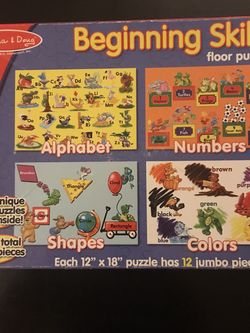 Melissa & Doug 4-in-1 Beginner Puzzles