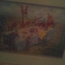 Disney Framed Printed Art Winnie The Pooh 