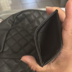 Backpack purse with card holder