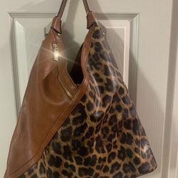 Leopard Hobo Shoulder Bag