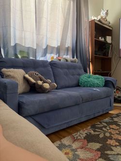 Blue Hide-a-bed