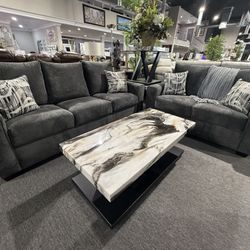 2 Pc Sofa And Loveseat 