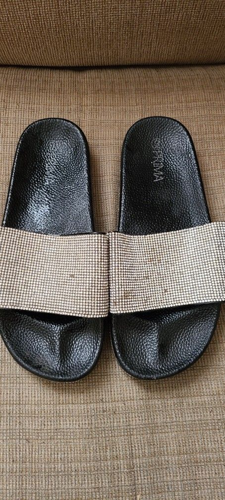 Rhinestone Slides For Size 9 Womens. East, north, west