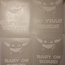 vinyl decal. 5 dollars each STARS WARS