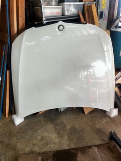 BMW e90 pre lci hood white
