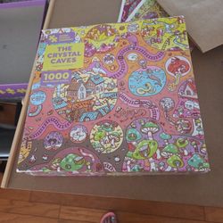 The Crystal Caves 1000 Pc Jigsaw Puzzle Magic Puzzle Company ODSANYU Art Fantasy