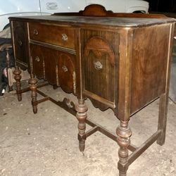 1930’s  Antique  Sideboard Buffet 