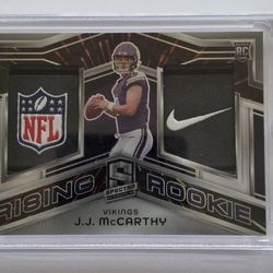 J.J Mccarthy Nfl Shield And Nike Tag /60