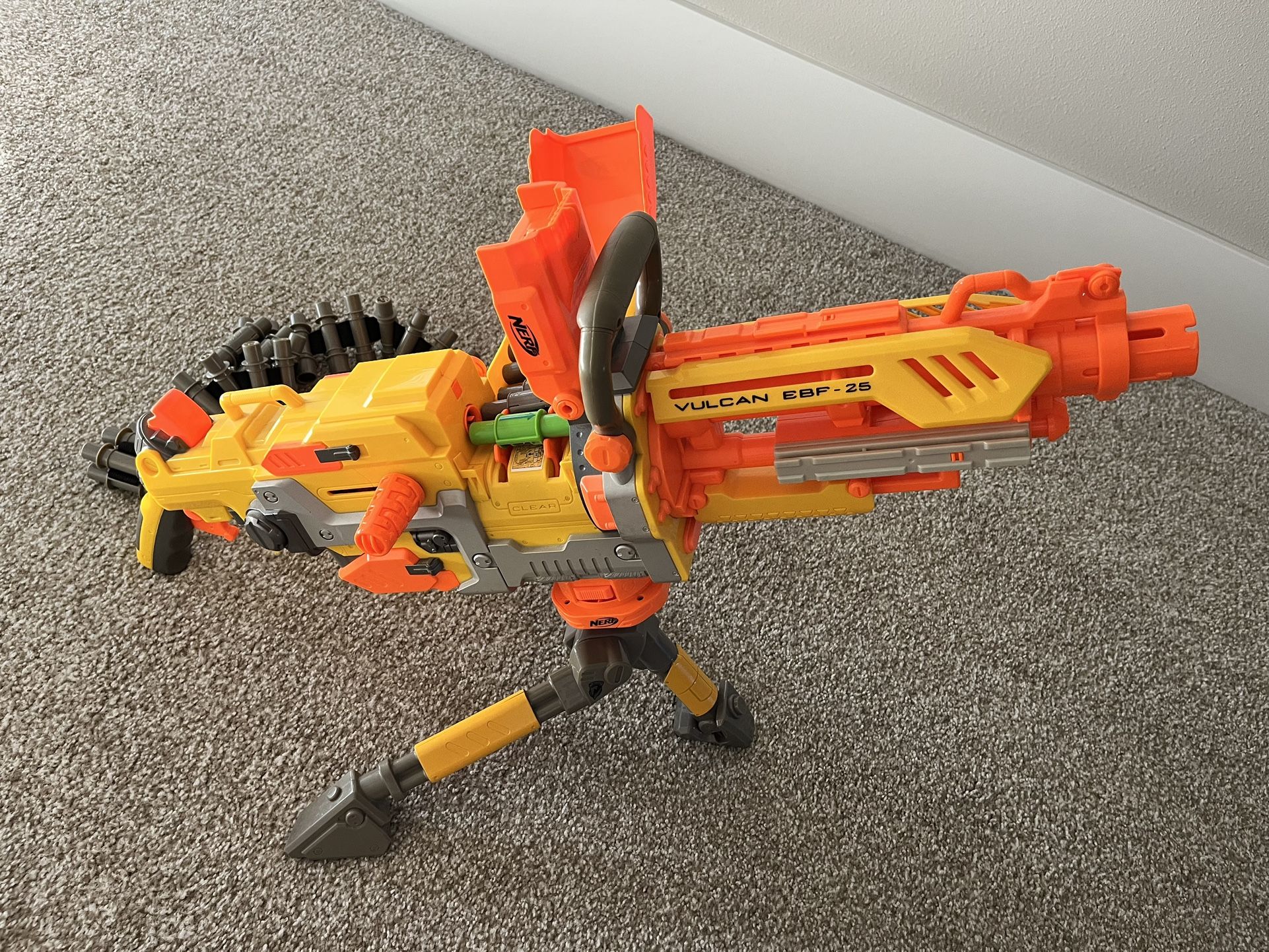 Nerf Gun Vulcan EBF-25 dart blaster with Detachable Tripod Stand. for Sale  in Miami, FL - OfferUp