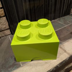 Lego Storage Brick Box, Lime Green