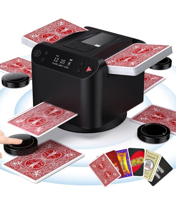 Automatic Card Shuffler and Dealer