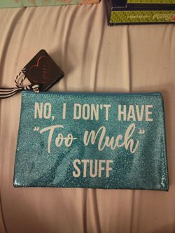$3 - Glitter Cosmetic Bag- New