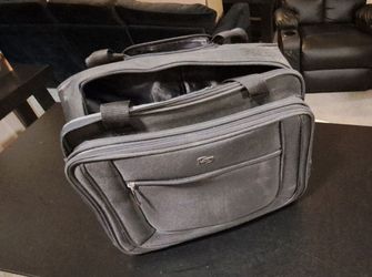 Black bag on wheels