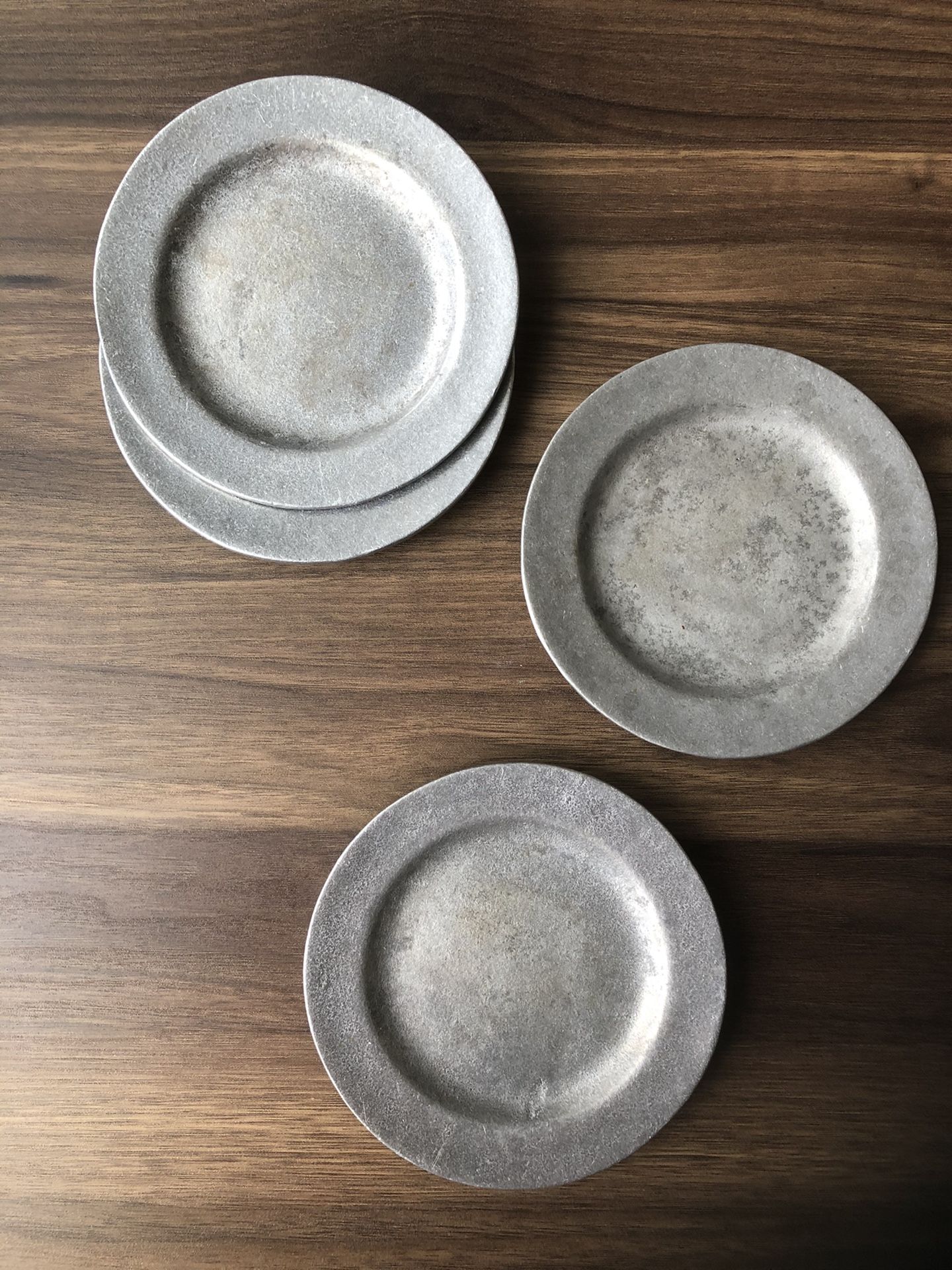 Pewter Plates