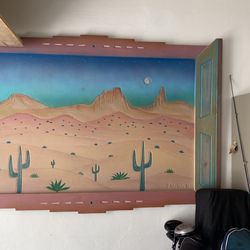 Waddle 3 Dimensional Western Picture 