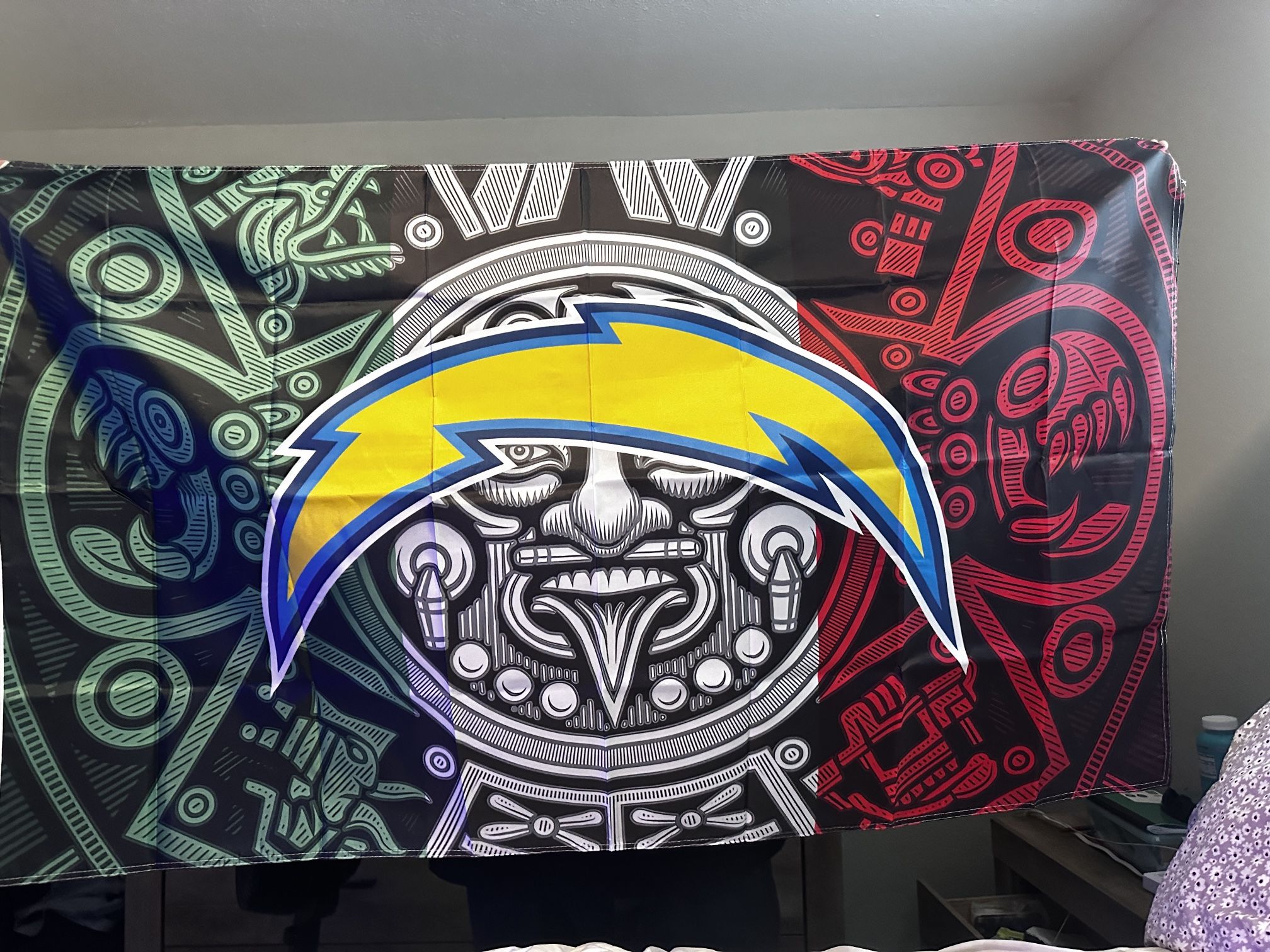 Chargers Aztec Flag 
