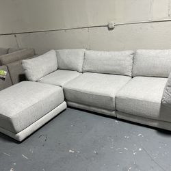 Dayna 4-piece Fabric Modular Sectional 