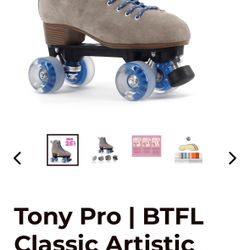 Brand New Tony Pro | BTFL Classic Artistic Roller Skates Quad Roller