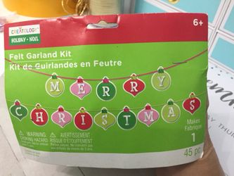 Merry Christmas garland