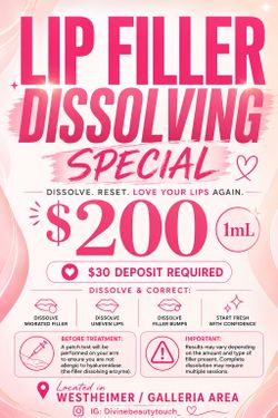 Correct Uneven, Lumpy, or Overfilled Lips – $200