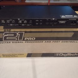 DigiTech GSP 21 Pro Guitar Effects Processor w/ Pedal Board