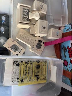 Scrapbooking & Card Making Craft Lot – Sizzix, Punches, Stamps & More