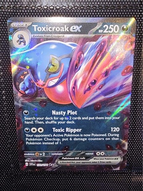 Toxicroak EX Holofoil Bundle (Pokemon Tcg)