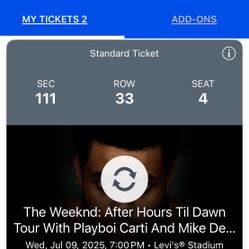 The Weeknd tickets 