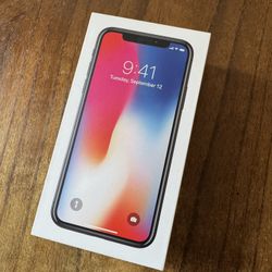 iPhone X empty box