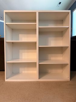Double sided bookcase