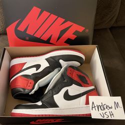 Jordan 1 Satin Black Toe