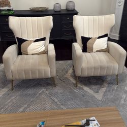 2 Accent Chairs 