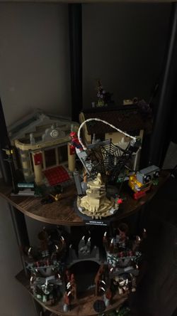 Harry Potter, spider man, and old Lego cops sets