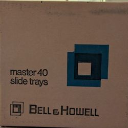Bell & Howell Master 40 slide trays