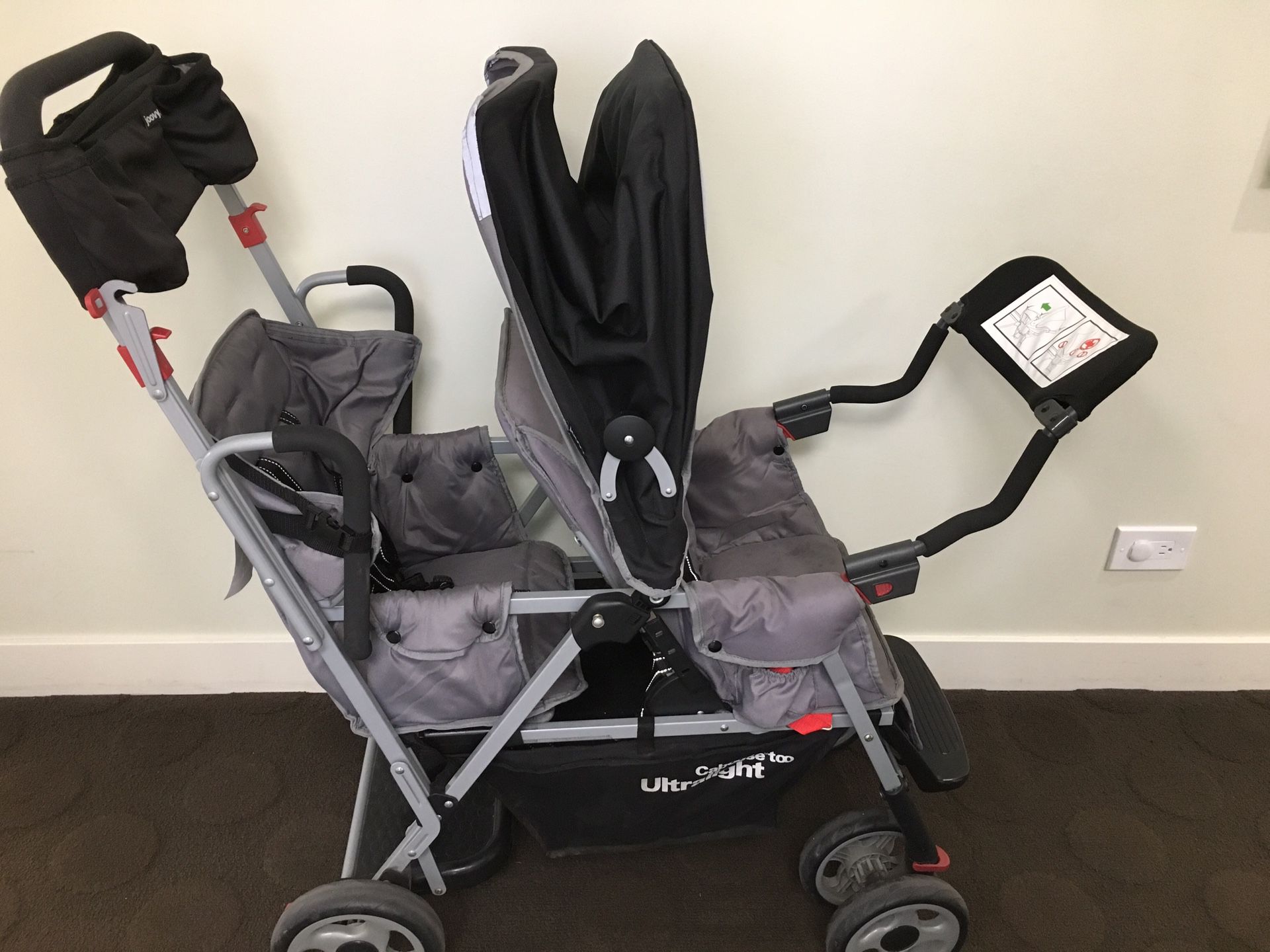 Caboose Too Ultralight-double stroller