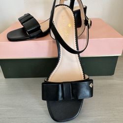 Kate Spade Black Leather Sandals