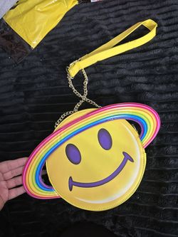 Lisa Frank Loungefly Saturn Happy Face Bag