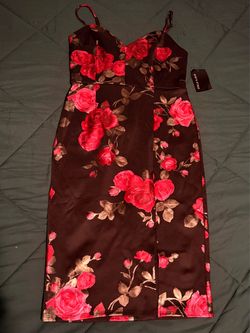 Stella & Julie Floral Midi Dress NWT
