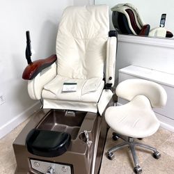 2-Pedicure Chair With Stool