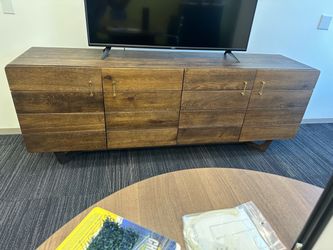 Wood Credenza - Media Console