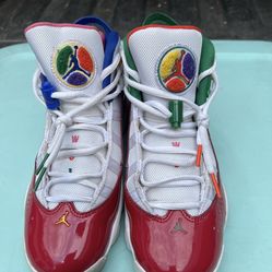 Nike AIR JORDAN 6 RINGS 'MULTI-COLOR'  Size Youth 7Y 