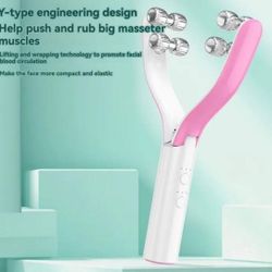 Y-Shape EMS Ion Microcurrent Facial Massager Home Use Face Care Lifting Device ABS Wrinkle Remover Dark Circles Treatment Skin