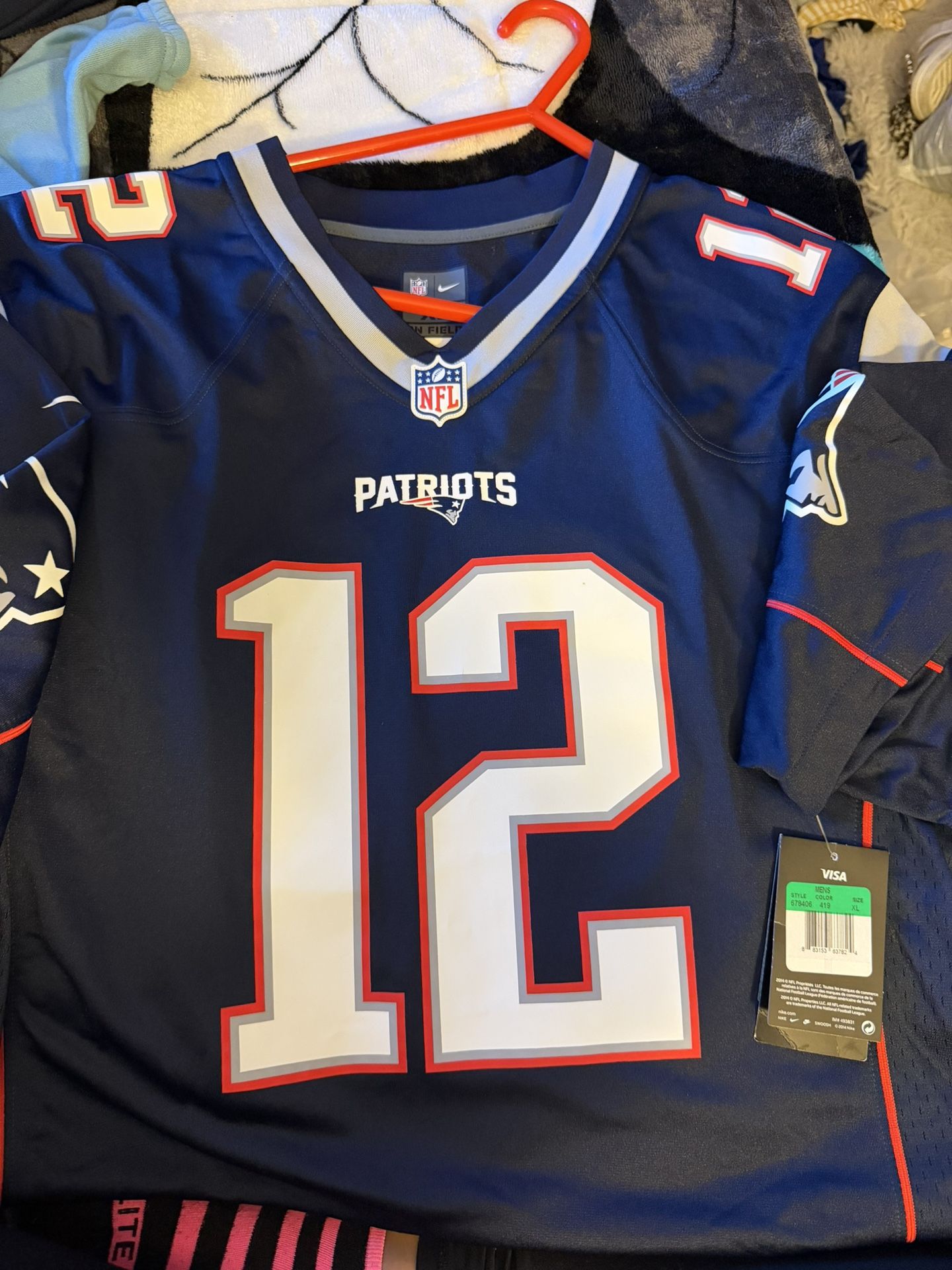 Nike Tom Brady England Patriots Jersey 2017 SIZE XL NFL
