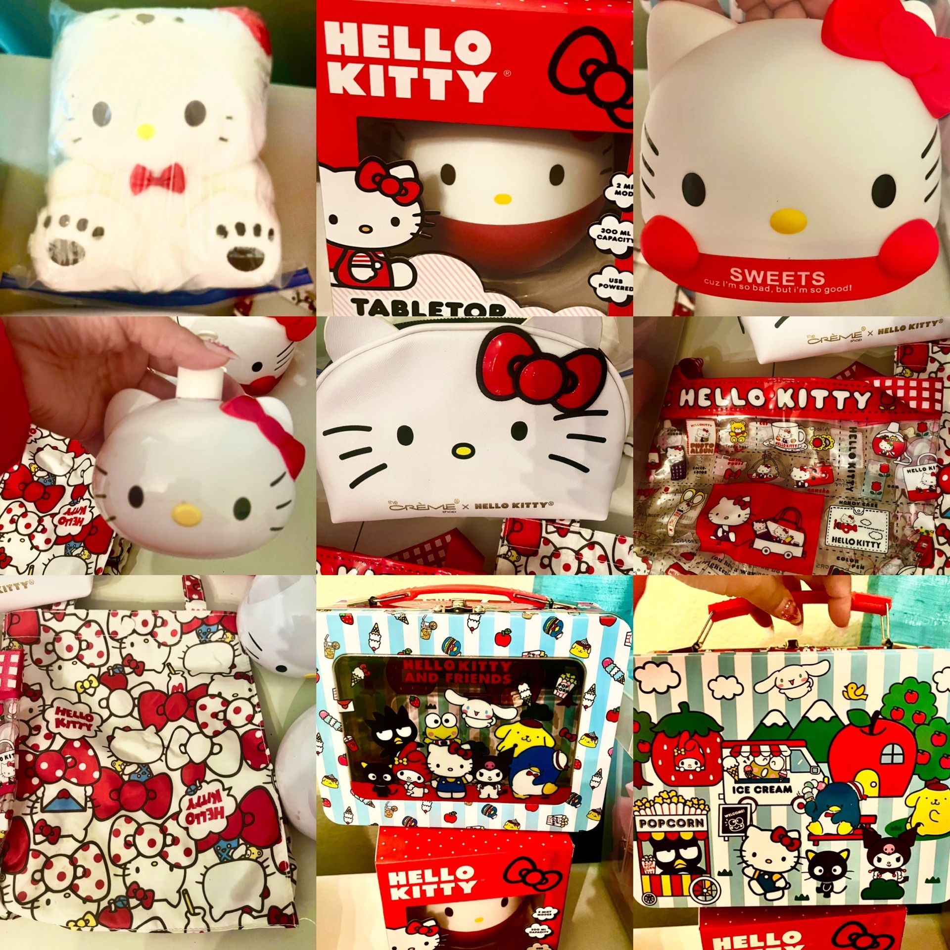 Loma Linda* Hello Kitty Red ( see description for prices)