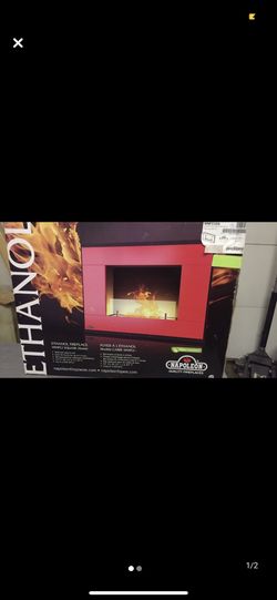 Wall mount fireplace