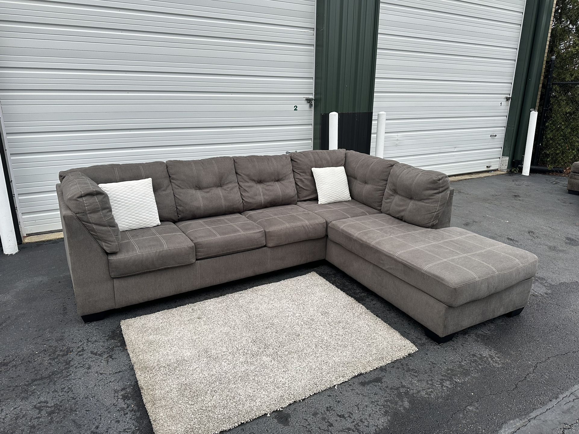 Gray Sectional Sofa Free Delivery 