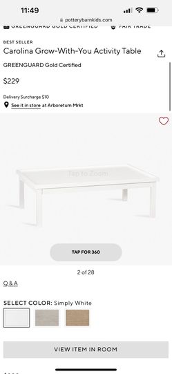 Pottery Barn Kids Activity Table